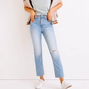 Madewell - The Tall Perfect Vintage Jean in Coney Wash:Distressed Edition - NWT